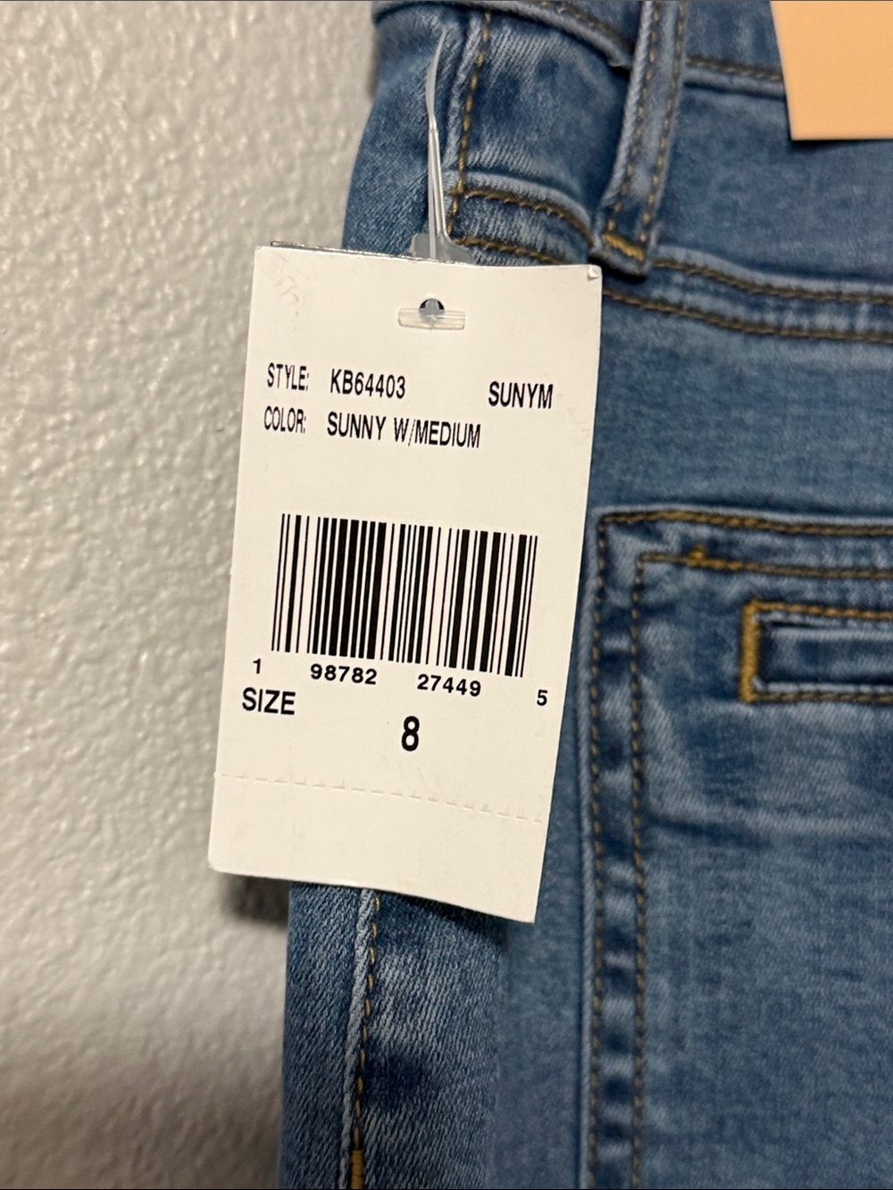 Kut from the Kloth Meg High Rise Wide-Leg Jeans in Sunny Sz 8 NWT - Picture 8 of 10